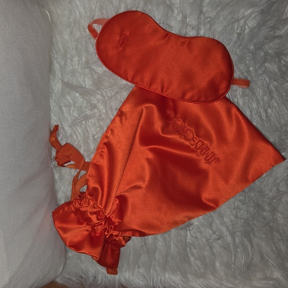 Jimmy Choo Satin Sleep Mask and Dust bag - Picture 5 of 5